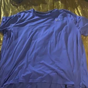 Blue Nike Dri-fit tee